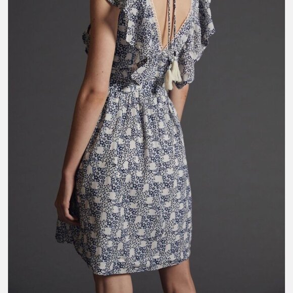 Anthropologie Plus: 1X V-Neck Plunge Tunic Mini Dress NWT - Picture 2 of 11